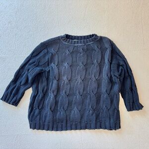 BKG Women’s Sweater Black One Size Made in USA